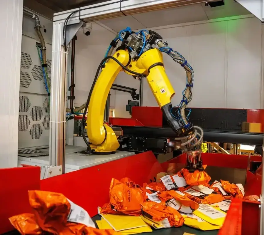 Auto induct robot DHL Madrid-1-1